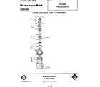 KitchenAid 7KCD250T0 upper housing and flange diagram