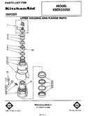 Upper housing and flange
