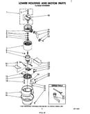 Lower housing and motor
