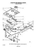 Cooktop and manifold