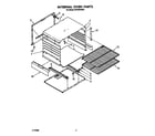 Whirlpool SF316PESW1 internal oven diagram