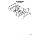 Whirlpool SF316PESW1 backguard diagram