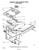 Cooktop and manifold