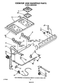 Cooktop and manifold