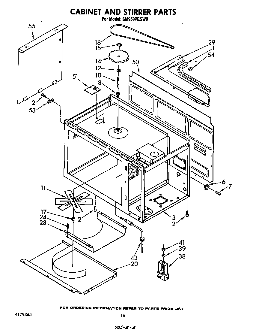 Cabinet and stirrer