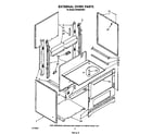 Whirlpool RF010EXRW1 external oven diagram
