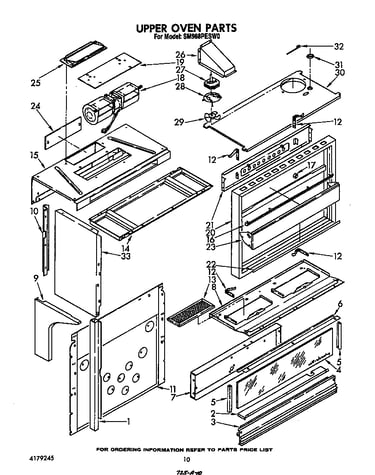 Upper oven