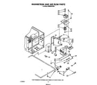 Whirlpool SM988PESW0 magnetron and air flow diagram