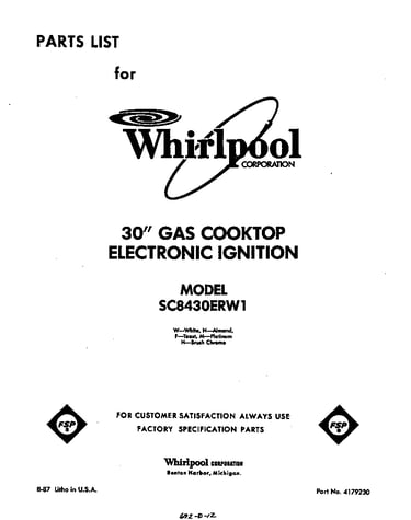 Cover page-text only