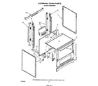 Whirlpool SS3004SRW0 external oven diagram