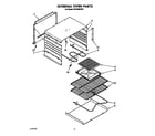 Whirlpool RF0100XRW1 internal oven diagram