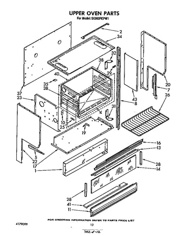Upper oven