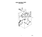 Whirlpool SF365BEPW2 oven electrical diagram