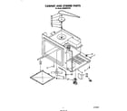 Whirlpool SM988PEPW2 cabinet and stirrer diagram