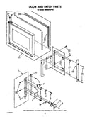 Door and latch