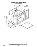 Cabinet and hinge