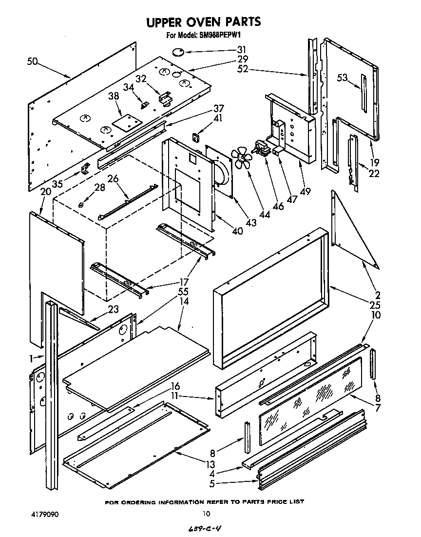 Upper oven