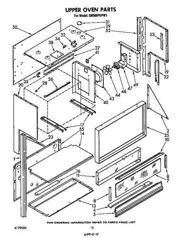 Upper oven