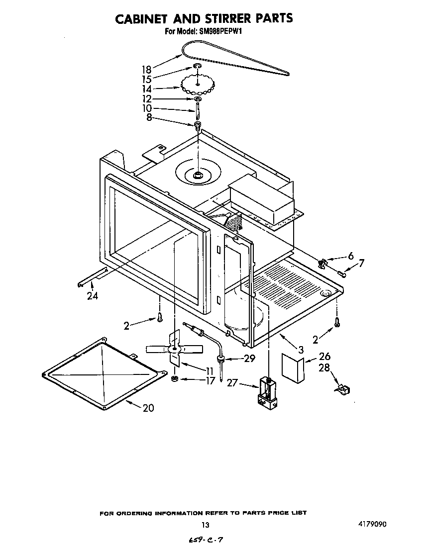 Cabinet and stirrer