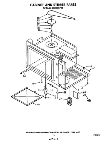 Cabinet and stirrer