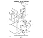 Whirlpool SM958PEPW1 magnetron and airflow diagram