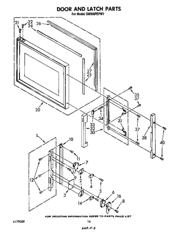 Door and latch