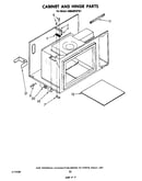 Cabinet and hinge