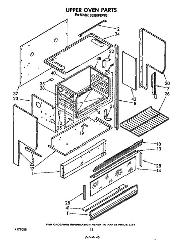 Upper oven