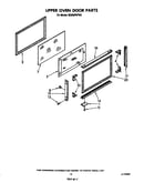 Upper oven door