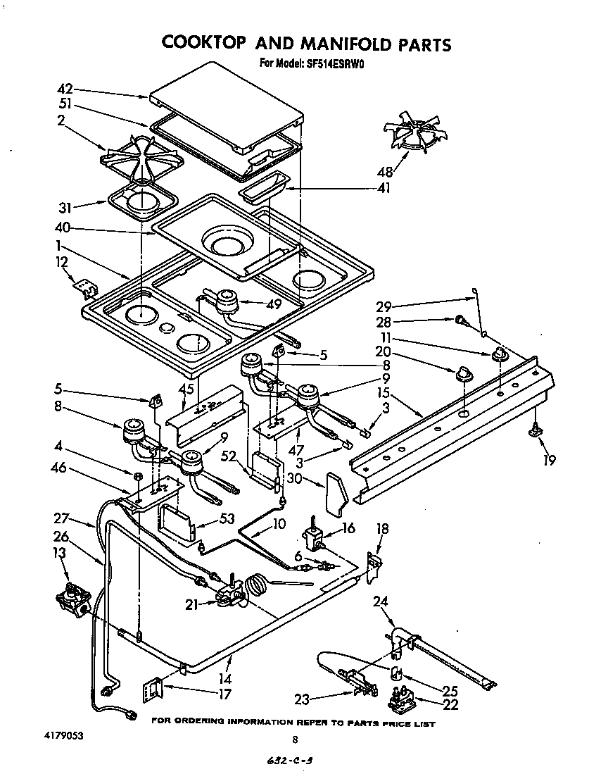 COOK TOP AND MANIFOLD