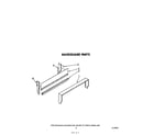 Whirlpool SF010ESRW0 backguard diagram