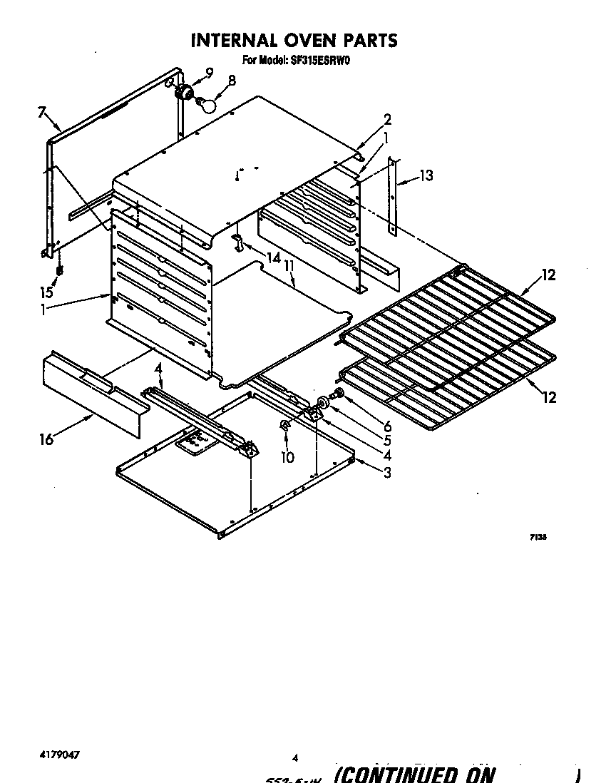 Internal oven