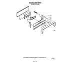 Whirlpool RF014PXRW0 backguard diagram