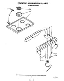 Cooktop and manifold