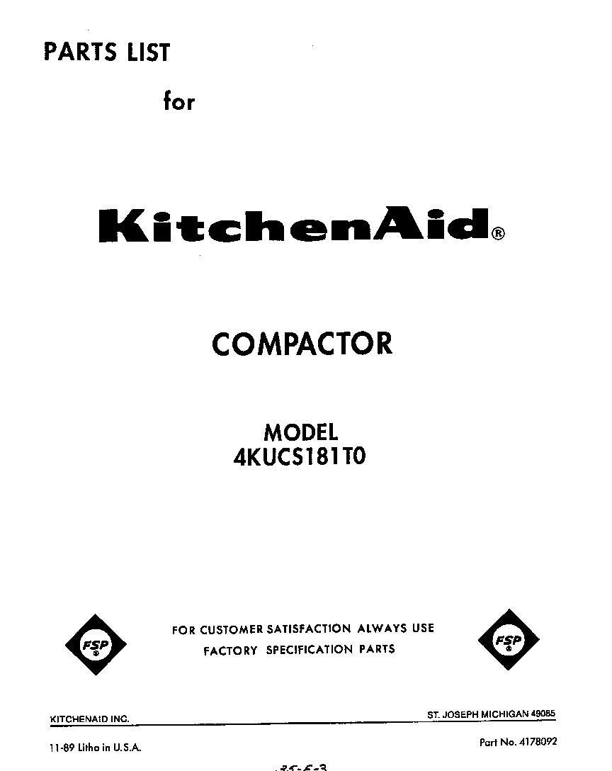 Front cover