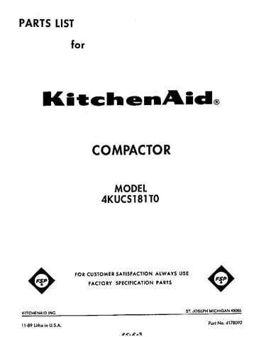 Front cover
