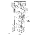 KitchenAid 4KUCS181T0 motor drive and ram diagram