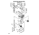 KitchenAid KUCS181T0 motor drive and ram diagram