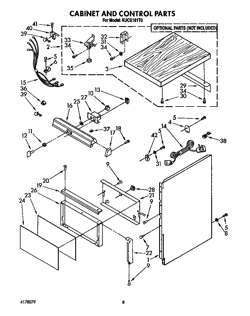 Cabinet and control