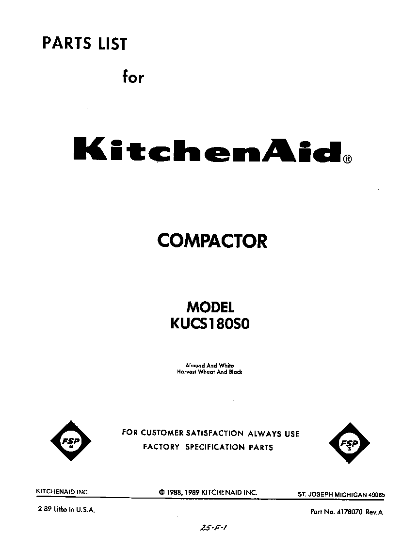 Front cover