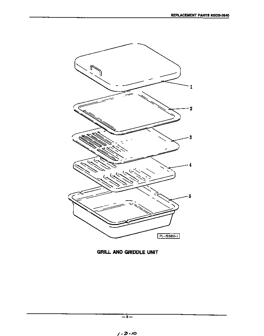 Grill and griddle unit