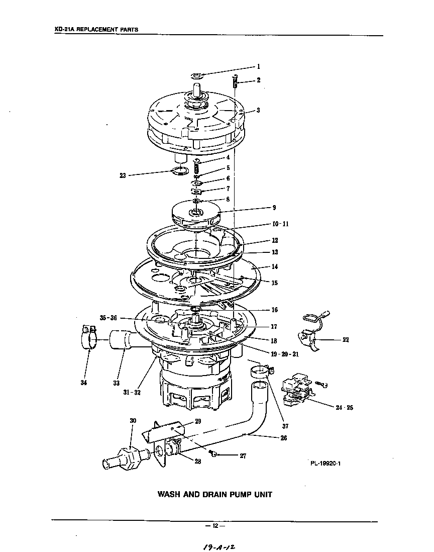 WASH AND DRAIN PUMP