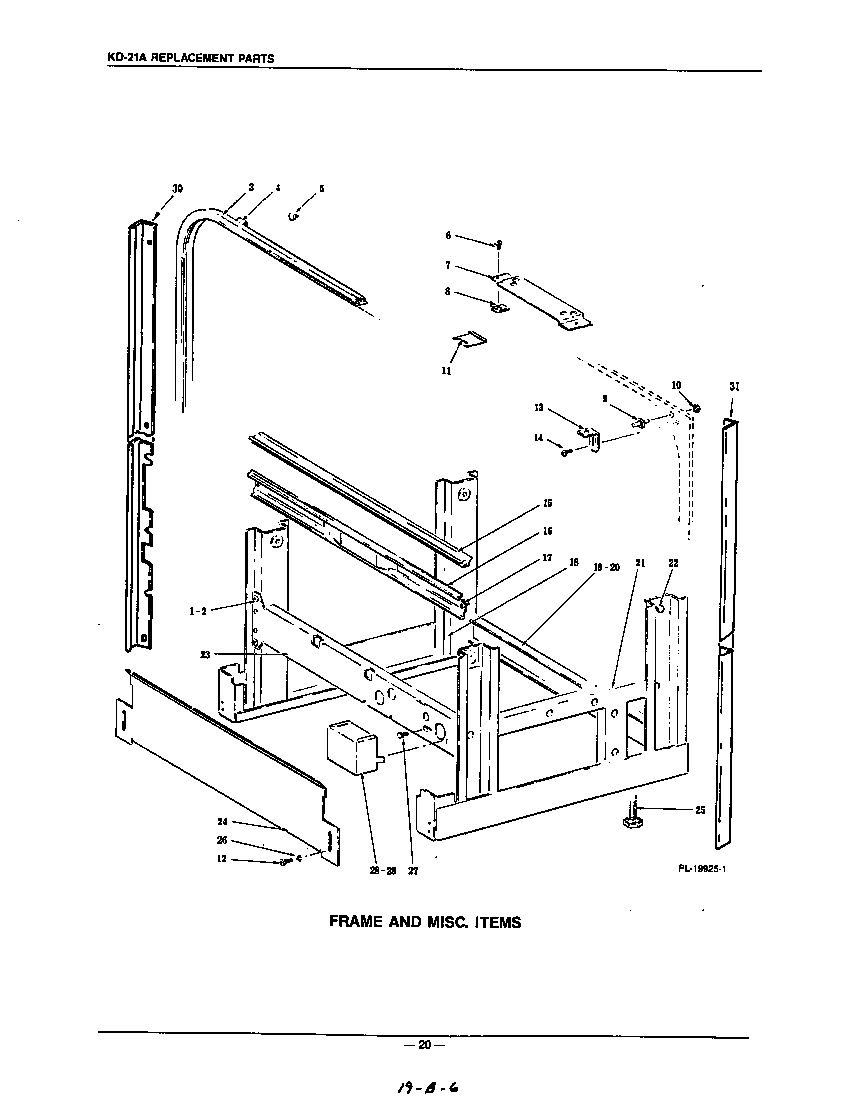 Frame and miscellaneous