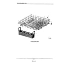 KitchenAid KUDC210S0 lower rack diagram