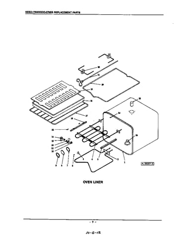 Oven liner