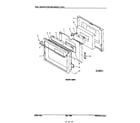KitchenAid KESO176S door assembly diagram