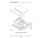 KitchenAid KEMS375SBL0 control compartment and cabinet top diagram