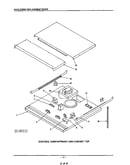 Control compartment and cabinet top