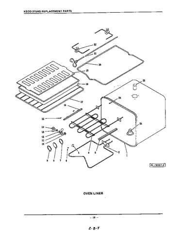 Oven liner