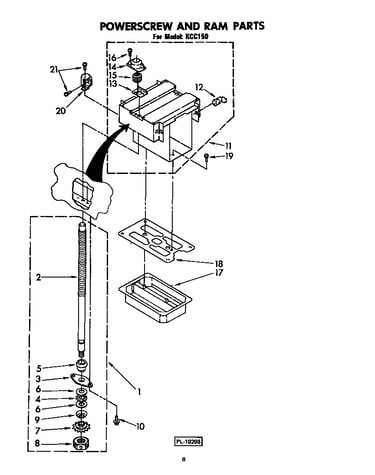 Powerscrew and ram (kcc150)